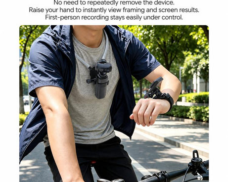 For Insta360 Luna Ultra Quick Release Neck Mount and Wrist Strap Kit Hands-Free Cycling POV Harness Bracket Set, Neck Mount and Wrist Strap Kit
