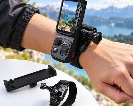 For Insta360 Luna Ultra Screen Module 360-degree Rotatable Wrist Strap Mount Kit Wristband Holder, Wrist Strap Mount Kit