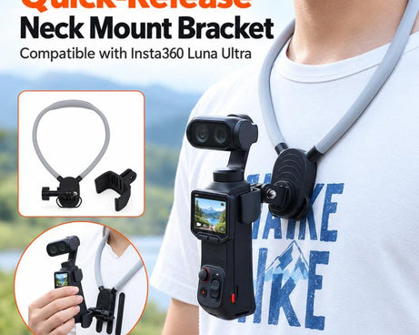 For Insta360 Luna Pro / Ultra Quick Release Expansion Frame Mount Adapter, Bracket Only, Neck Mount Set