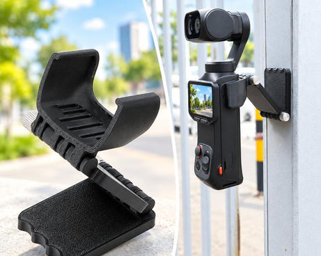 For Insta360 Luna Pro / Ultra Wrap-around Magnetic Mount Holder Adjustable Angle Foldable Hands Free Bracket, Wrap-around