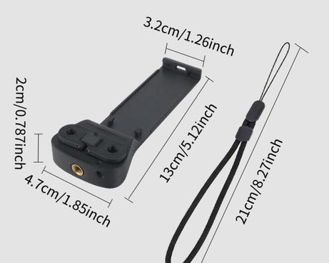 For Insta360 Luna Pro/Ultra Screen Module Quick Release Handle Extension Mount, Handle