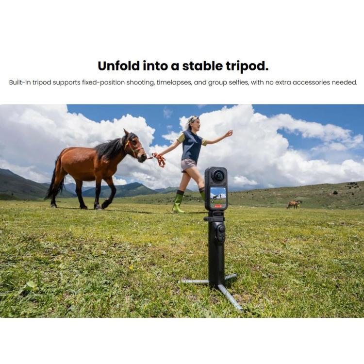 For Insta360 X6 Original Foldable Selfie Stick Remote Kit, Extended Edition White, Extended Edition Black, Lightweight Edition Black, Lightweight Edition White