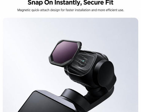 3 PCS For Insta360 Luna Pro Original ND4+ND16+ND64 Filters, ND4+ND16+ND64 Filters
