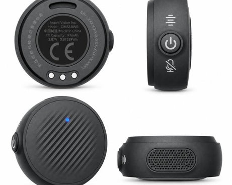 For Insta360 X6 / Luna Ultra / X4 Air / GO Ultra Original 2 In 1 Mic Air, Transmitter + Receiver, Mic Air