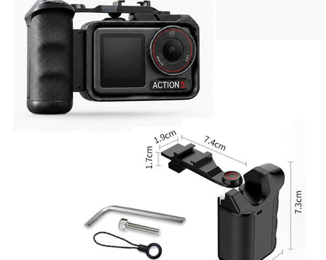 For DJI Osmo Action 5 Pro / 4 / 3 Street Photography Grip Frame Kit, Standard