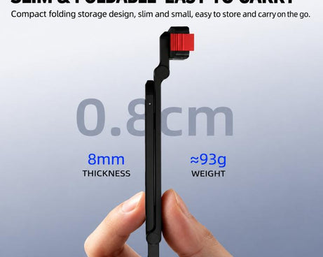 Flymile Magnetic Quick-Release Tripod & Rotating Carabiner Mount, For DJI Osmo Action 3 / 4 / 5 Pro, For DJI Osmo Action 6 / Nano / 360 II
