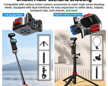 For Insta360 Luna Pro BRDRC Adapter/Expansion Quick-Release Charging Base