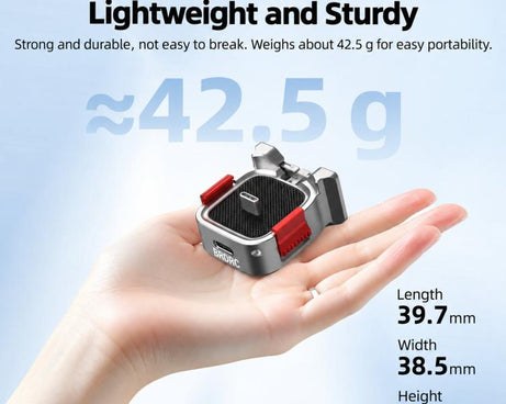 For Insta360 Luna Pro BRDRC Adapter/Expansion Quick-Release Charging Base