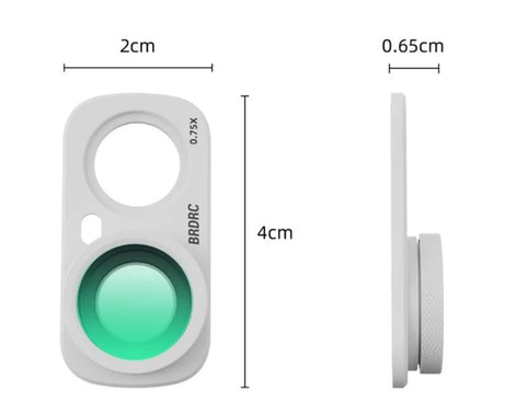 For Insta360 Luna Ultra BRDRC 115 Degree External Wide-Angle Lens