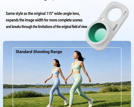 For Insta360 Luna Ultra BRDRC 115 Degree External Wide-Angle Lens
