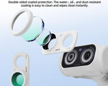 For Insta360 Luna Ultra BRDRC 115 Degree External Wide-Angle Lens