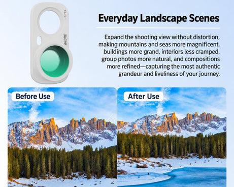 For Insta360 Luna Ultra BRDRC 115 Degree External Wide-Angle Lens