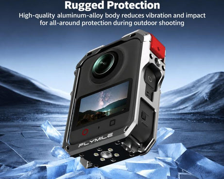For DJI Osmo 360 II Flymile Expansion Cage With Lens Protection Heat Dissipation
