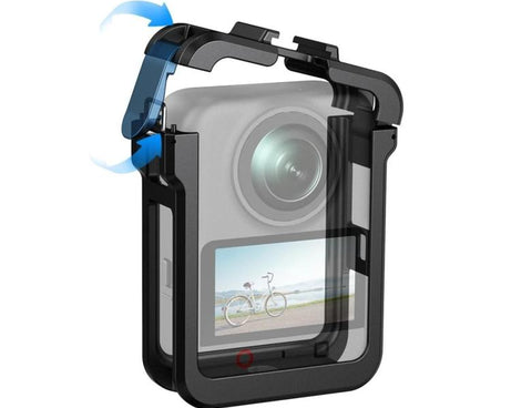 For DJI Osmo 360 / II Flymile Protective Cage Lens Cap Expansion Shell, For DJI Osmo 360 / II