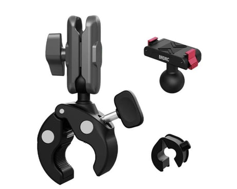 BRDRC Quick-Release Bicycle Mount, For DJI Osmo Action 6 / 4 / 5 Pro, For DJI Osmo 360 II / Nano