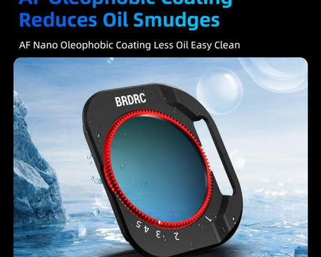 For Insta360 Luna Pro BRDRC Lens Protective Filter Accessory, UV, CPL + Black Mist + Adjustable VND Filter, CPL + Black Mist + Light Pollution Reduction + Adjustable VND Filter