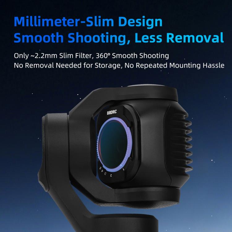 For Insta360 Luna Pro BRDRC Lens Protective Filter Accessory, UV, CPL + Black Mist + Adjustable VND Filter, CPL + Black Mist + Light Pollution Reduction + Adjustable VND Filter