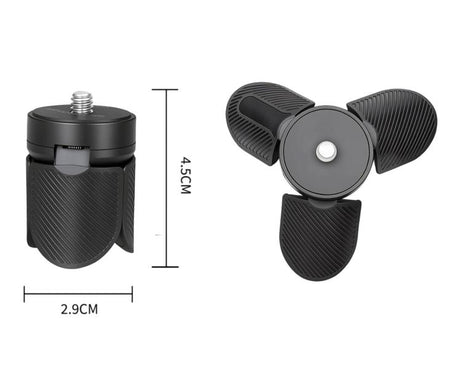 For DJI Osmo Pocket 3 / 4 / Insta360 Luna Ultra Mini Quick Release Tripod, Tripod, Tripod + Adapter + Force-securing Screw