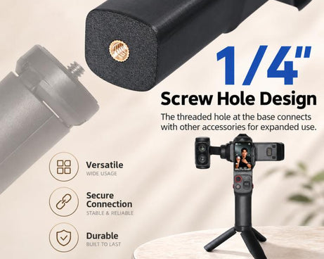 For Insta360 Luna Pro / Luna Ultra Vertical Shooting Handheld Grip Horizontal Body Mount Handle