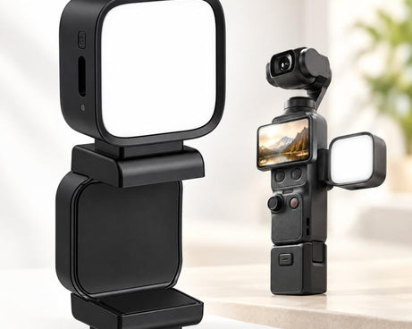 LKTOP Magnetic Fill Light For DJI Osmo Pocket 4 / 3 with 3 Color Modes 3000K-7000K, LKTOP