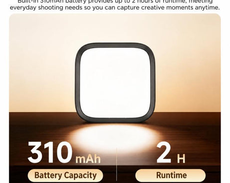 LKTOP Magnetic Fill Light For DJI Osmo Pocket 4 / 3 with 3 Color Modes 3000K-7000K, LKTOP