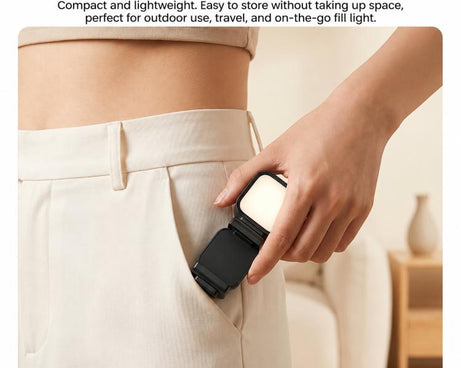 LKTOP Magnetic Fill Light For DJI Osmo Pocket 4 / 3 with 3 Color Modes 3000K-7000K, LKTOP
