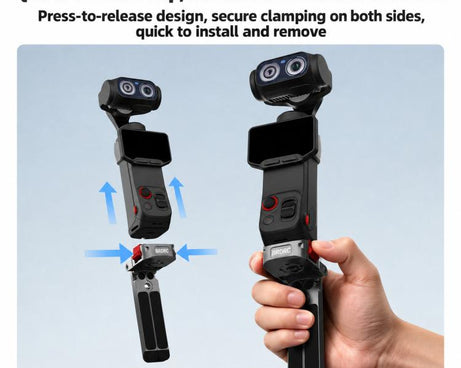 For Insta360 Luna Ultra BRDRC Metal Magnetic Quick-Release Tripod Mount