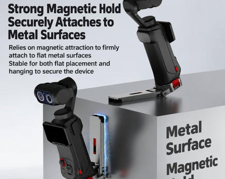 For Insta360 Luna Ultra BRDRC Metal Magnetic Quick-Release Tripod Mount
