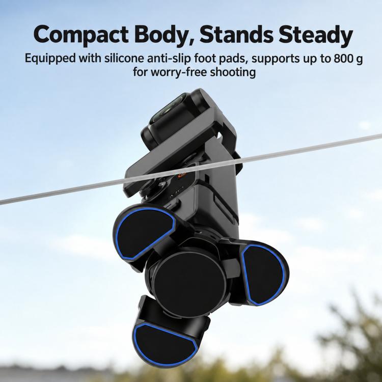 For DJI Osmo Pocket 4P / Insta360 X6 BRDRC Magnetic Foldable Tripod