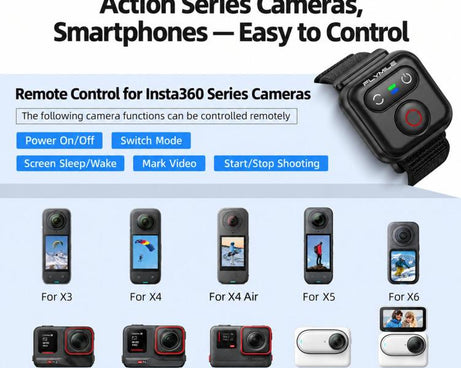 Flymile 50M Smart Bluetooth Controller For DJI, Insta360, and Other Smart Phones
