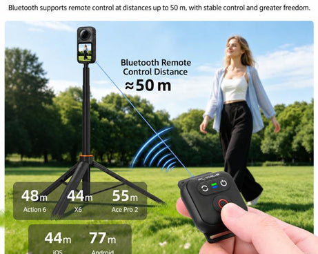 Flymile 50M Smart Bluetooth Controller For DJI, Insta360, and Other Smart Phones