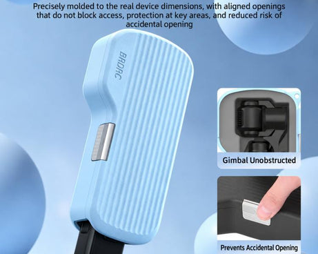 For DJI Osmo Pocket 4 / 3 BRDRC Lens Screen Drop-resistant Storage Protective Case