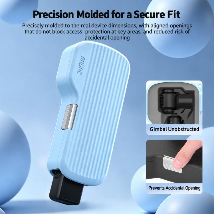 For DJI Osmo Pocket 4 / 3 BRDRC Lens Screen Drop-resistant Storage Protective Case