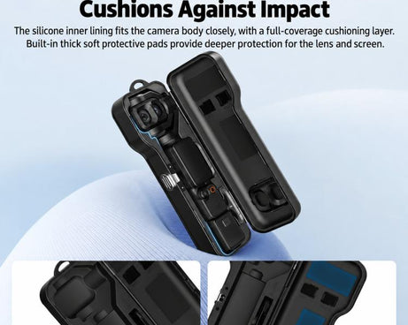 For DJI Osmo Pocket 4P BRDRC Screen Lens Protective Case Filter Storage Box