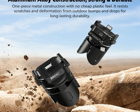 For DJI Osmo Pocket 4P / 4 / 3 BRDRC Foldable Magnetic Quick-Release Charging Tripod