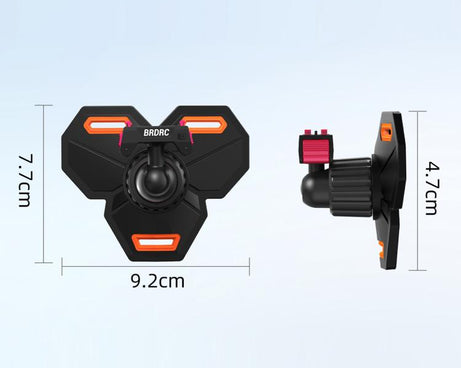 BRDRC Motorcycle Quick-Release Helmet Chin Mount For Insta360 Ace Pro 2 / X6 / X5 / X4 Air