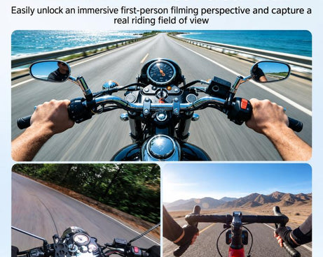BRDRC Motorcycle Quick-Release Helmet Chin Mount For Insta360 Ace Pro 2 / X6 / X5 / X4 Air