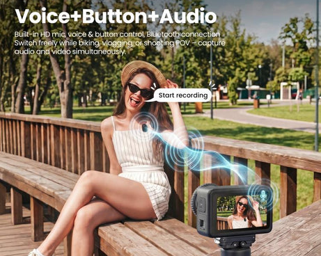 AMagisn AM61 Action Camera Voice Remote For Insta360 / GoPro HERO / DJI Series Cameras & Phones, AM61 Voice Remote