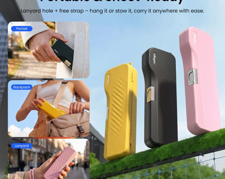 For DJI Osmo Pocket 4/3 aMagisn Extended Hard Carrying Case All-in-One Protective Storage Box, Extended Yellow, Extended Pink