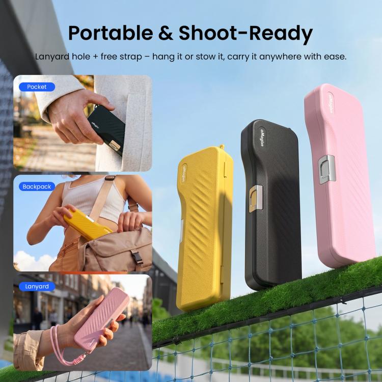 For DJI Osmo Pocket 4/3 aMagisn Extended Hard Carrying Case All-in-One Protective Storage Box, Extended Yellow, Extended Pink