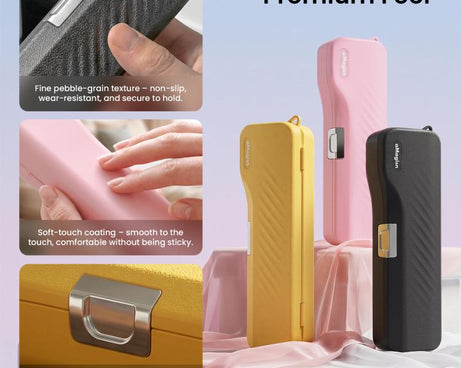 For DJI Osmo Pocket 4/3 aMagisn Extended Hard Carrying Case All-in-One Protective Storage Box, Extended Yellow, Extended Pink
