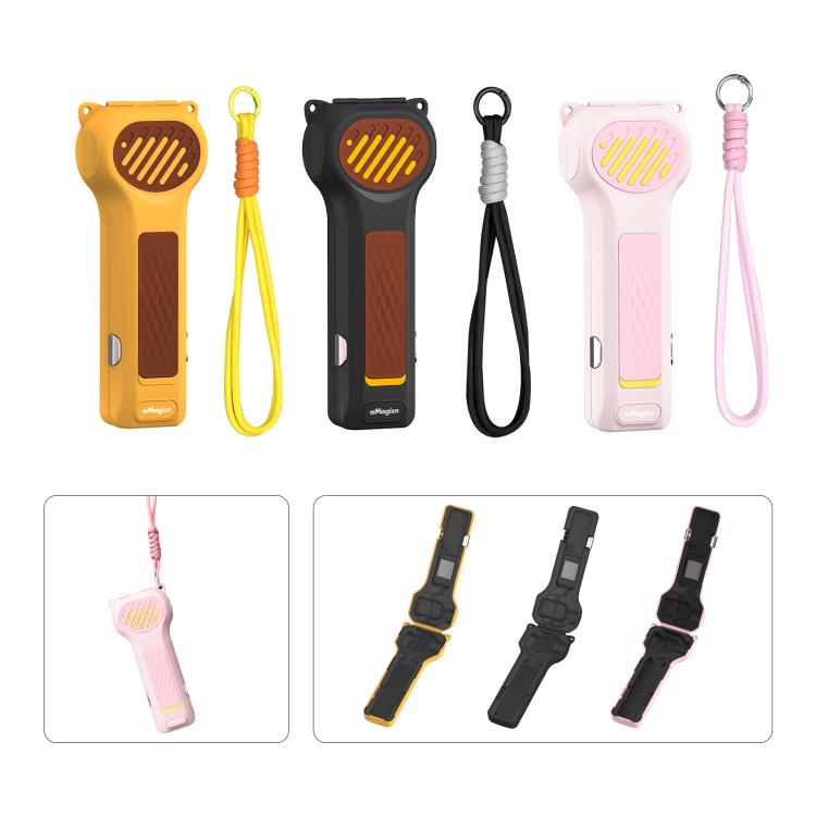 For DJI Osmo Pocket 4P aMagisn Full Wrap Hard Shell Storage Box Carrying Case, Full Wrap Black, Full Wrap Yellow, Full Wrap Pink