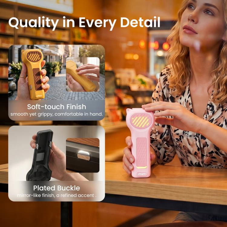 For DJI Osmo Pocket 4P aMagisn Full Wrap Hard Shell Storage Box Carrying Case, Full Wrap Black, Full Wrap Yellow, Full Wrap Pink