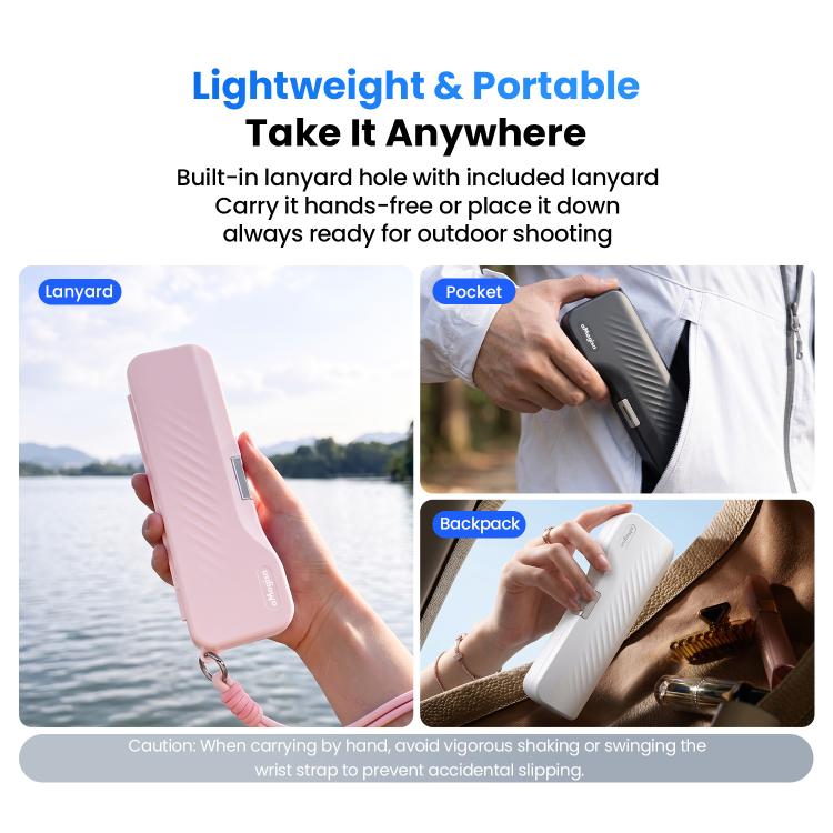 For Insta360 Luna Ultra aMagisn Full Wrap Hard Shell Storage Box Carrying Case