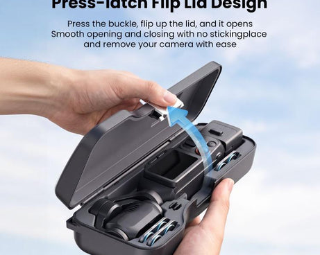 For Insta360 Luna Ultra aMagisn Full Wrap Hard Shell Storage Box Carrying Case