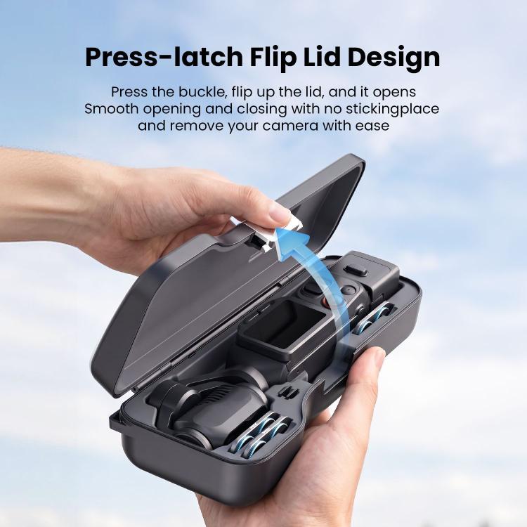 For Insta360 Luna Ultra aMagisn Full Wrap Hard Shell Storage Box Carrying Case