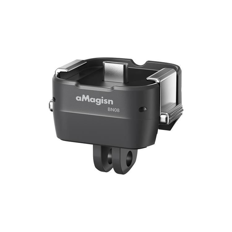 For Insta360 Luna Ultra aMagisn Dual-Interface Quick Release Adapter Mount, Standard Version Black, Standard Version White, Charging Version Black, Charging Version White