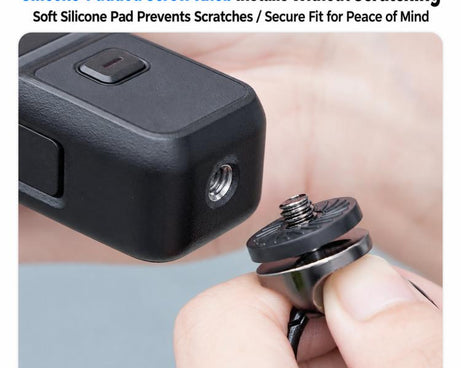 For DJI Pocket 4P / Insta360 X6 BRDRC Retractable Spring-Loaded Backpack Clip