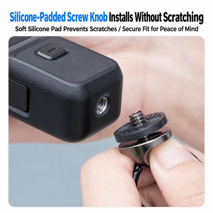 For DJI Pocket 4P / Insta360 X6 BRDRC Retractable Spring-Loaded Backpack Clip