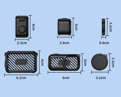 For DJI Osmo Nano Flymile Lens Battery Compartment Silicone Dust-Proof Cover